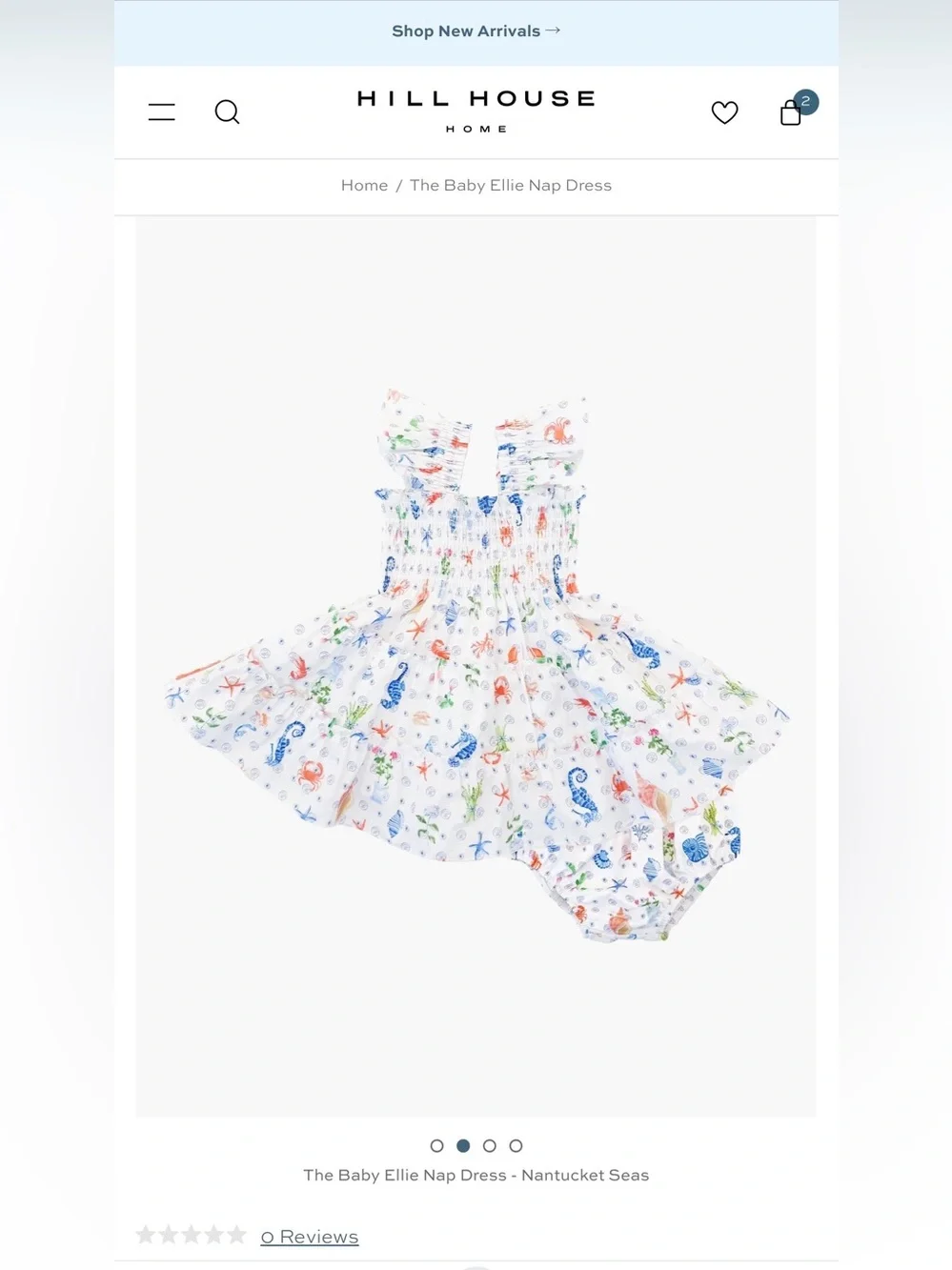 Hill House The Baby Ellie Nap Dress - Nantucket Seas
